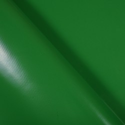 Ткань ПВХ 450 гр/м2, Зелёный (Ширина 160см), на отрез  в Нефтеюганске