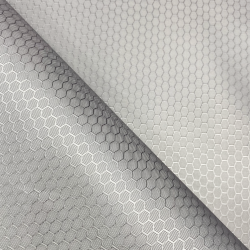 Ткань Оксфорд 300D PU Рип-Стоп СОТЫ, цвет Светло-Серый (на отрез)  в Нефтеюганске