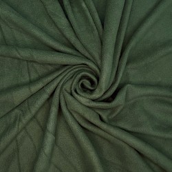 Ткань Флис Односторонний 130 гр/м2, цвет Темный хаки (на отрез)  в Нефтеюганске