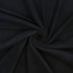 Флис Односторонний 130 гр/м2, цвет Черный (на отрез)  в Нефтеюганске