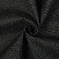 Ткань смесовая Канвас 35/65, цвет Черный (на отрез)  в Нефтеюганске