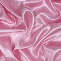 Ткань Атлас-сатин, цвет Розовый (на отрез)  в Нефтеюганске