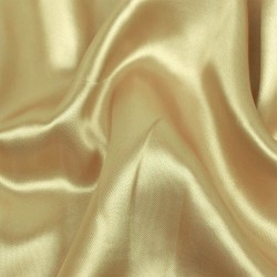 Ткань Атлас-сатин ЛЮКС, цвет Золотой (на отрез)  в Нефтеюганске
