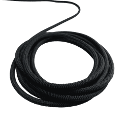 Шнур (Резинка) шляпный 7мм, цвет Чёрный (на отрез)  в Нефтеюганске
