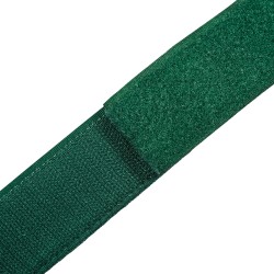 Контактная лента 40мм (38мм) цвет Зелёный (велькро-липучка, на отрез)  в Нефтеюганске