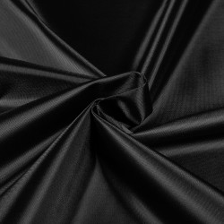 *Ткань Оксфорд 210D PU, цвет Черный (на отрез)  в Нефтеюганске
