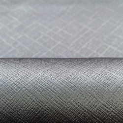 Ткань Блэкаут для штор светозатемняющая 100% &quot;Орнамент Серый&quot; (на отрез)  в Нефтеюганске