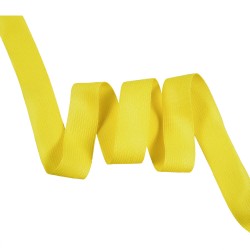 Окантовочная лента-бейка, цвет Жёлтый 22мм (на отрез)  в Нефтеюганске